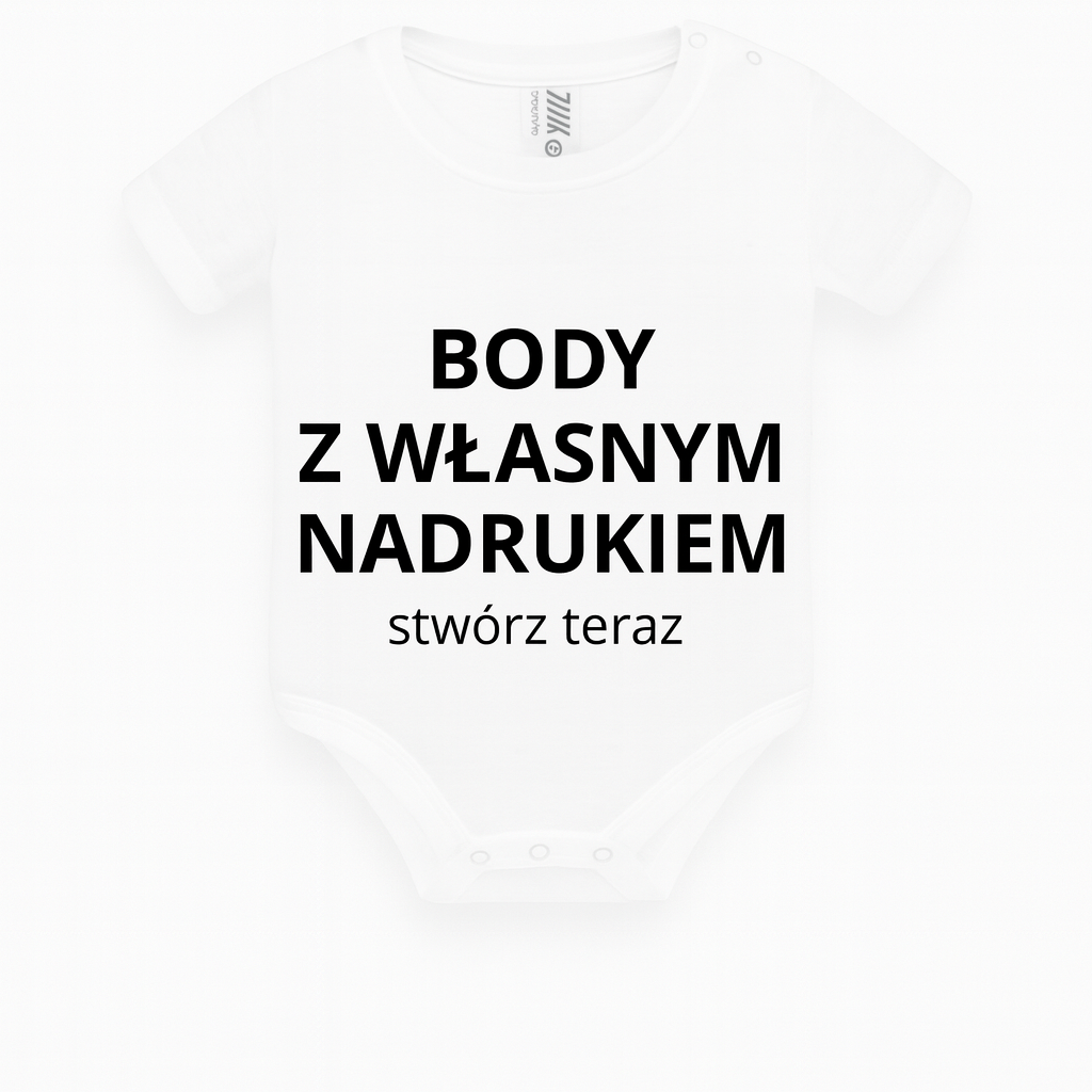 Body z nadrukiem DTF – bezpieczne dla skóry dziecka